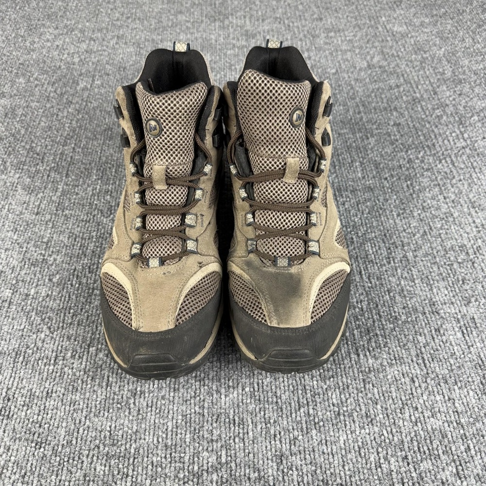 Merrell Boots Mens Size‎ 10.5 Brown Boulder Trail Hiking Combat Air Cushion